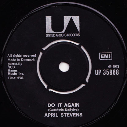 April Stevens : Teach Me Tiger / Do It Again (7", Single, RE)