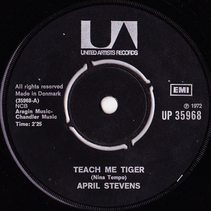 April Stevens : Teach Me Tiger / Do It Again (7", Single, RE)