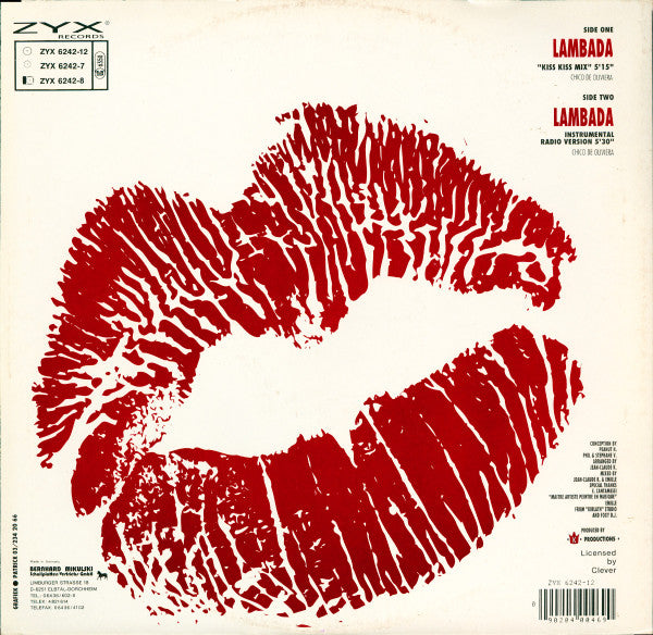 Lips-Kiss : Lambada (12", Maxi)