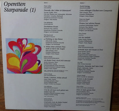 Various : Operetten - Starparade 1 (LP, Comp, RP)