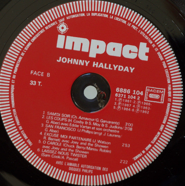 Johnny Hallyday : Johnny Hallyday (LP, Comp, RE)