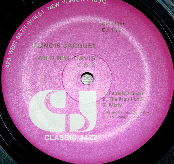 Illinois Jacquet, Wild Bill Davis : Illinois Jacquet With Wild Bill Davis  Vol.2  (LP, Album)