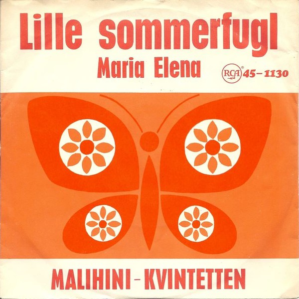 Malihini-Kvintetten : Lille Sommerfugl (7", Single, Lar)