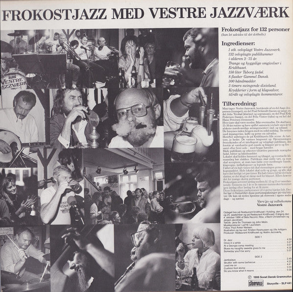 Vestre Jazzværk : Live I Kridthuset (LP, Album)