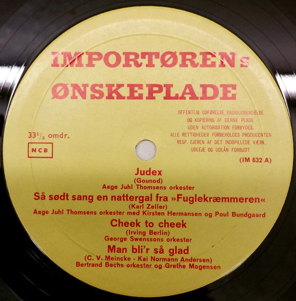 Various : Importørens Ønskeplade Nr. 2 (10")