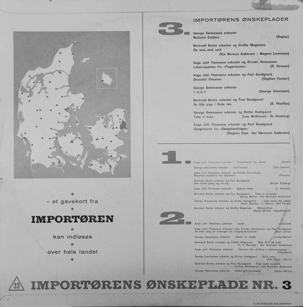 Various : Importørens Ønskeplade Nr. 3 (10")