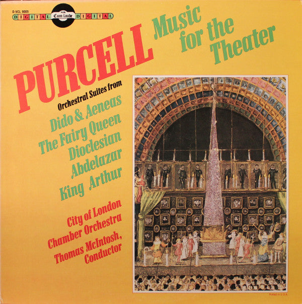 Henry Purcell, Thomas McIntosh, The London Chamber Orchestra : Music For The Theater (LP, Album)