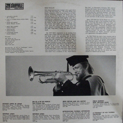 BOb Wallis And His Storyville Jazzmen : Live (LP, Album, RE)