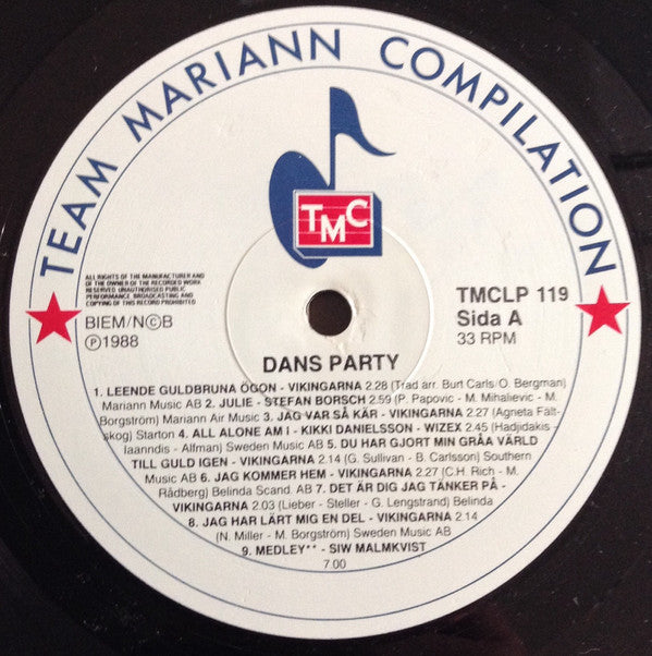 Various : Dans Party (LP, Comp)