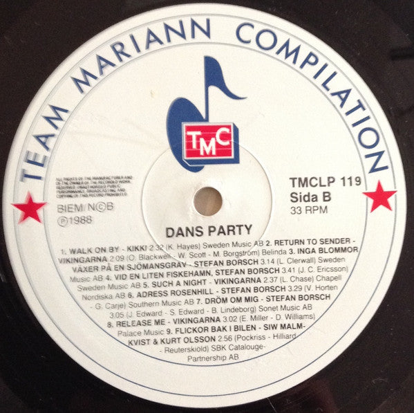 Various : Dans Party (LP, Comp)