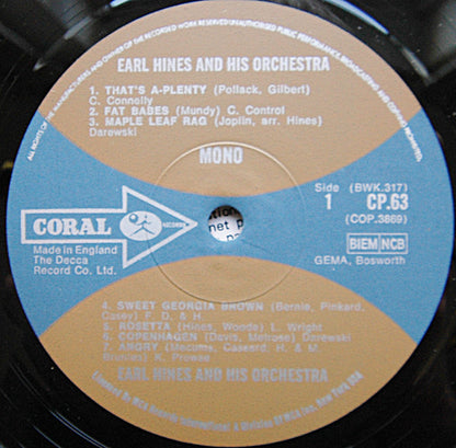 Earl Hines And His Orchestra : Swinging In Chicago (LP, Comp)