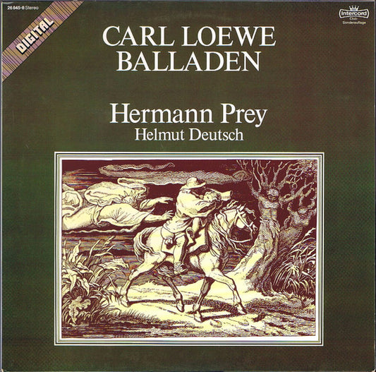 Carl Loewe, Hermann Prey, Helmut Deutsch : Balladen (LP, Club)