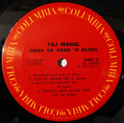 Taj Mahal : Oooh So Good 'N Blues (LP, Album, San)