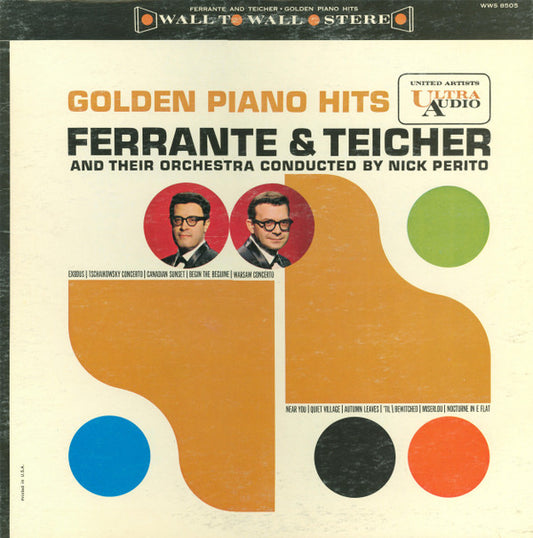 Ferrante And Teicher Orchestra : Golden Piano Hits (LP, Album, Gat)