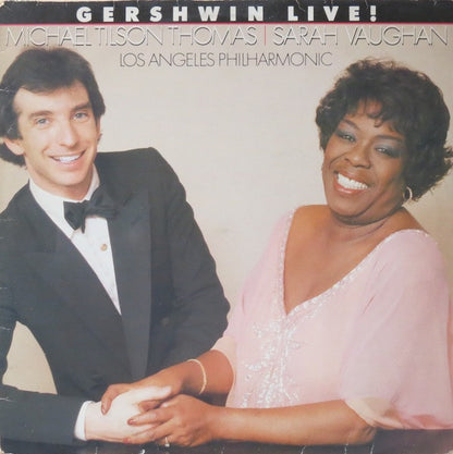 Michael Tilson Thomas, Sarah Vaughan, Los Angeles Philharmonic Orchestra : Gershwin Live! (LP, Album)