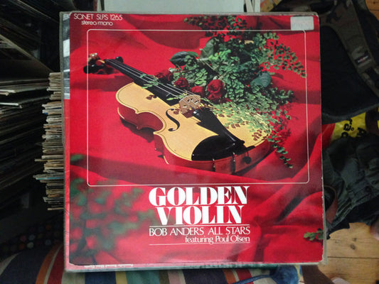 Bob Anders All Stars Featuring Poul Olsen : Golden Violin  (LP, Album)