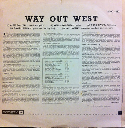 Alex Campbell (2) : Way Out West (LP, Album)