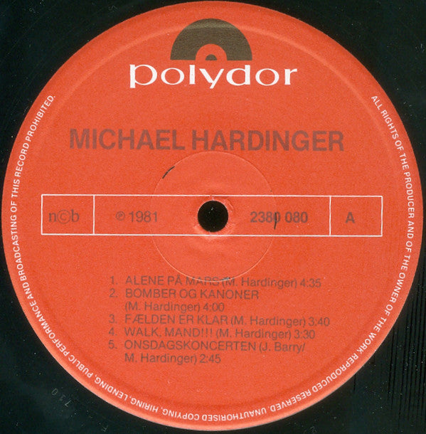 Michael Hardinger : Michael Hardinger (LP, Album, Lon)