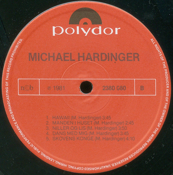 Michael Hardinger : Michael Hardinger (LP, Album, Lon)