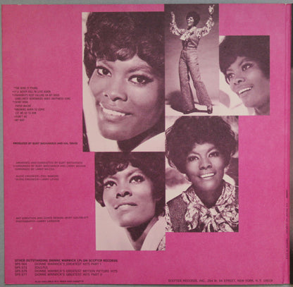 Dionne Warwick : I'll Never Fall In Love Again (LP, Album, Kee)