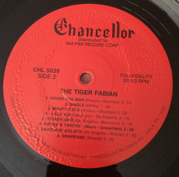 Fabian (6) : The Tiger Fabian (LP, Comp, RE)