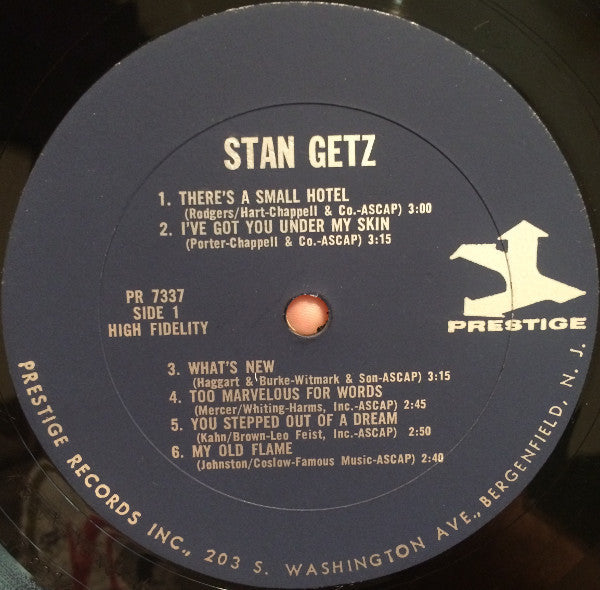 Stan Getz : Greatest Hits (LP, Comp, Mono, RE)