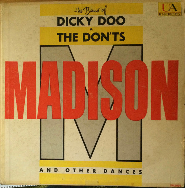 Dicky Doo & The Don'ts : Madison And Other Dances (LP, Mono)