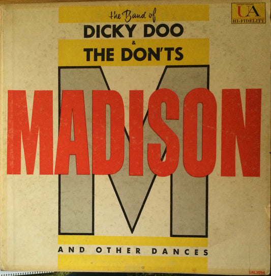 Dicky Doo & The Don'ts : Madison And Other Dances (LP, Mono)