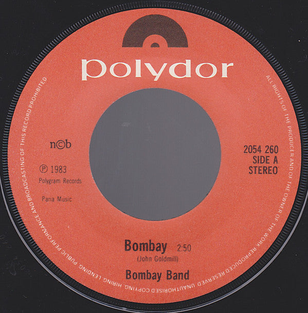 Bombay Band : Bombay / Her Går Det Godt (7")