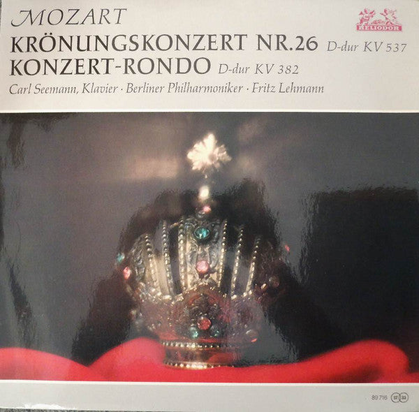 Wolfgang Amadeus Mozart : Krönungskonzert Nr. 26 KV 537 Konzert - Rondo KV 382 (LP)