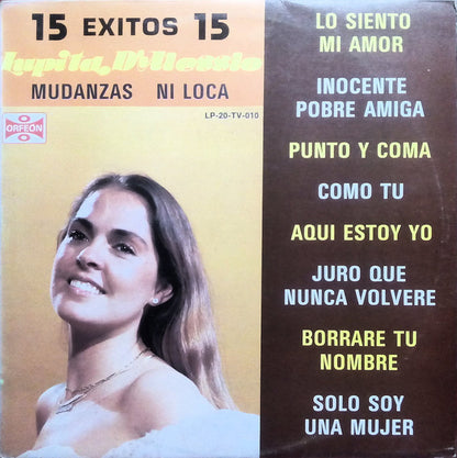 Lupita D'Alessio : 15 Exitos 15 (LP, Comp)