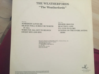 Weatherford Quartet : The Weatherfords Gospel (LP, Album)