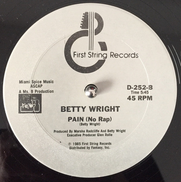 Betty Wright : Pain (12")