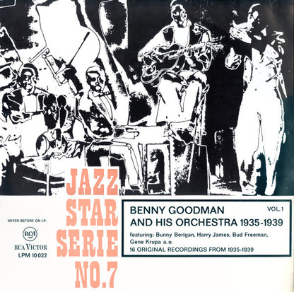 Benny Goodman And His Orchestra : Benny Goodman And His Orchestra 1935-1939  Vol.1 (LP, Comp, Mono)