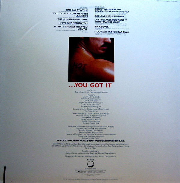 Hot : If That's The Way You Want It...You Got It (LP, Album, RI )