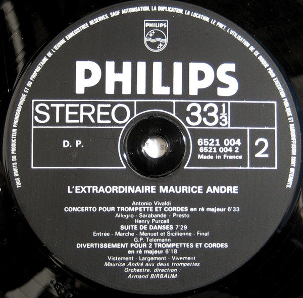 Maurice André : L'extraordinaire Maurice André (LP)