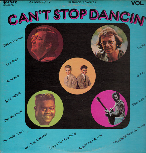 Various : Can't Stop Dancin' Vol. 1 (LP, Comp)