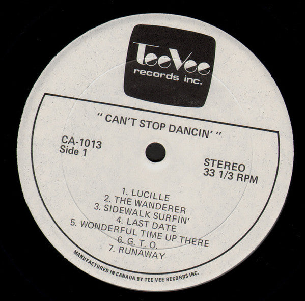 Various : Can't Stop Dancin' Vol. 1 (LP, Comp)