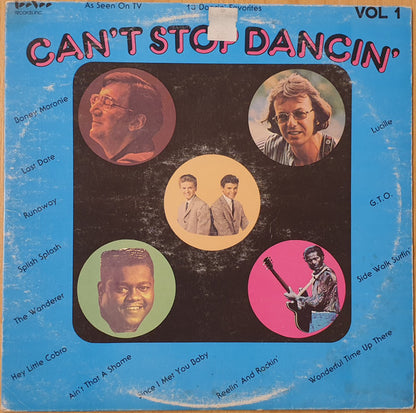 Various : Can't Stop Dancin' Vol. 1 (LP, Comp)