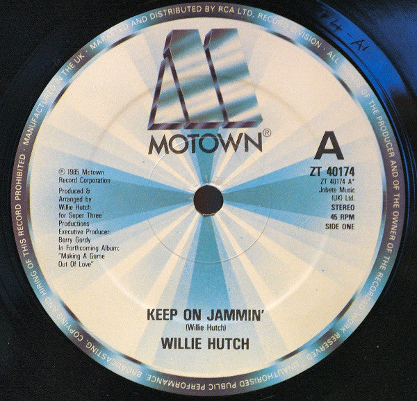 Willie Hutch : Keep On Jammin' (12")