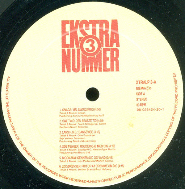 Various : Ekstra Nummer 3 (LP, Comp)