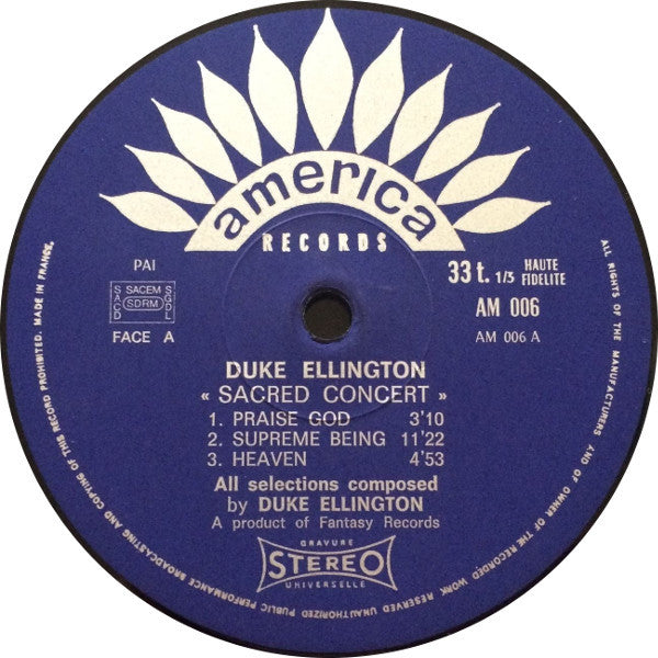 Duke Ellington : Second Sacred Concert (2xLP, Album, RE)