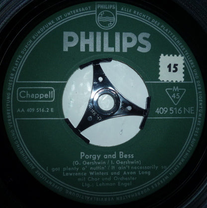 June McMechen, Camilla Williams, Lawrence Winters, Avon Long, George Gershwin : Porgy And Bess (7", EP)