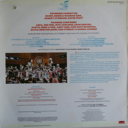 Various : The Music For Unicef Concert: A Gift Of Song (Limited Edition  - Special Price) (LP, Comp, Ltd)