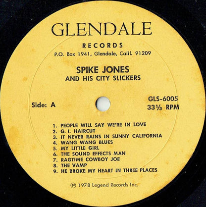 Spike Jones : The King Of Corn (LP, Album, RE)