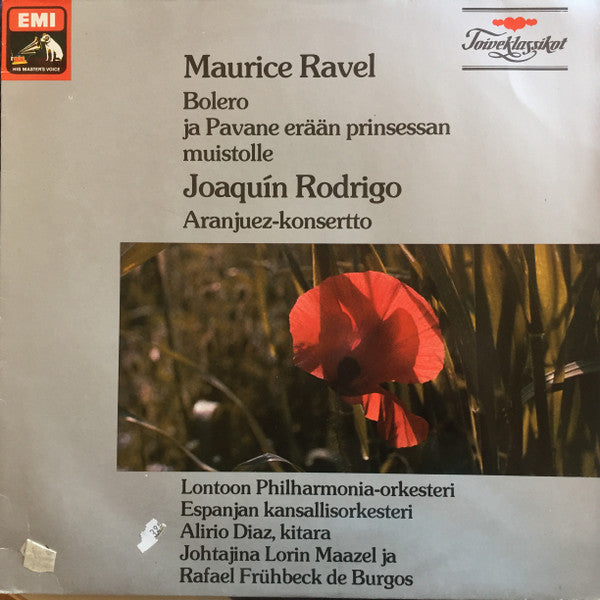 Maurice Ravel, Joaquín Rodrigo : Bolero - Concierto De Aranjuez (LP, Comp)