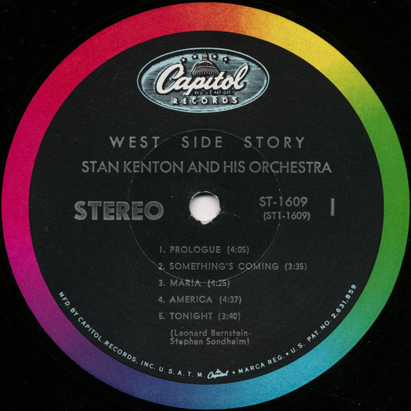 Stan Kenton And His Orchestra : Kenton's West Side Story (LP, Album, Scr)