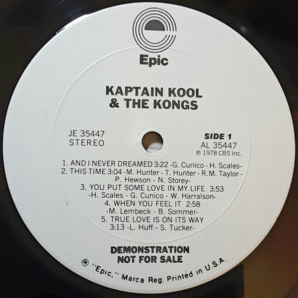 Kaptain Kool And The Kongs : Kaptain Kool And The Kongs (LP, Album, Promo, San)