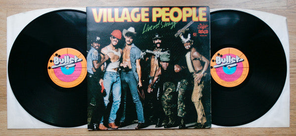 Village People : Live And Sleazy (2xLP, Album)