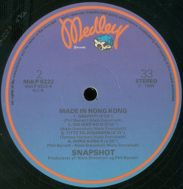 Snapshot (2) : Made In Hong Kong (LP, Album)